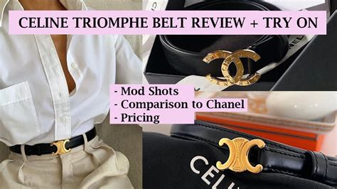 celine triomphe belt teen|Celine Teen Triomphe Belt Review, Try.